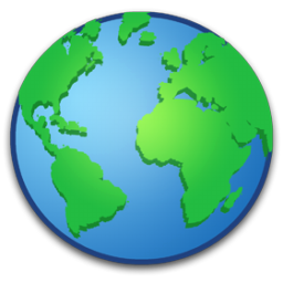 256x256 System Globe Icon