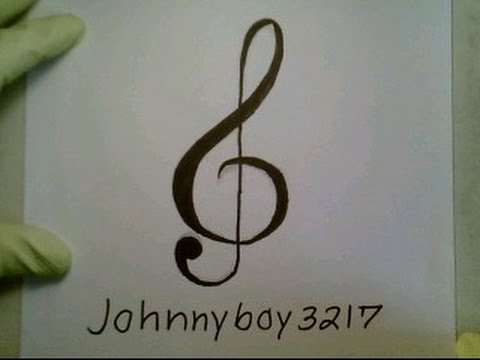 480x360 How To Draw A Music Note Symbol Sign Easy Tattoo Como Dibujar Una