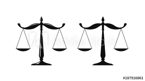 500x282 Libra, Judicial Scales Logo Notary, Justice, Lawyer Icon