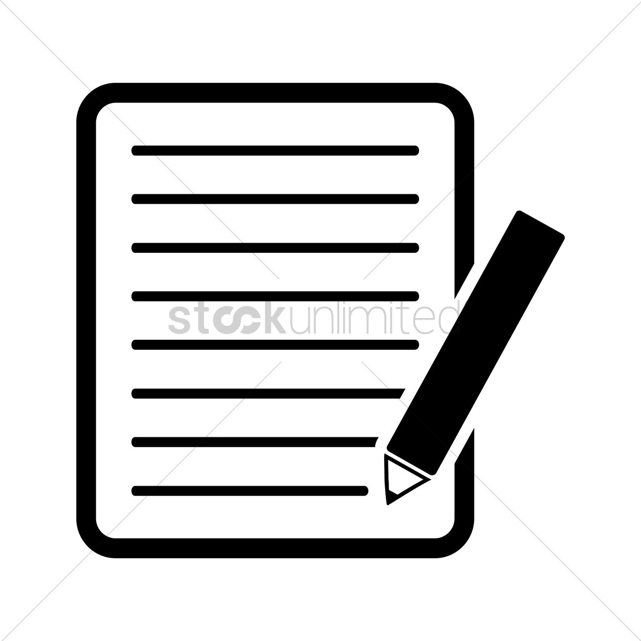 1300x1300 Note Icon Vector Image