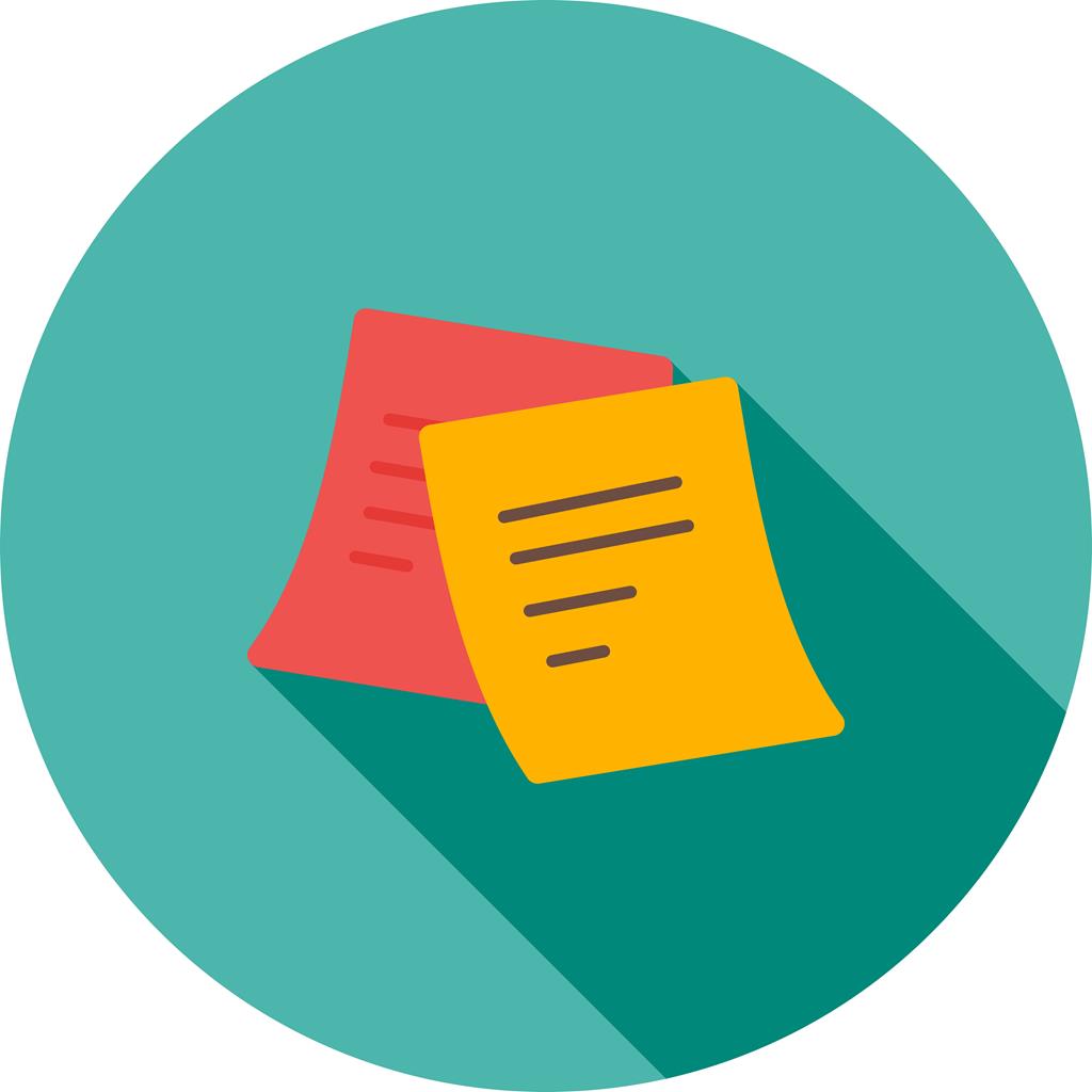 1024x1024 Sticky Notes Flat Shadowed Icon