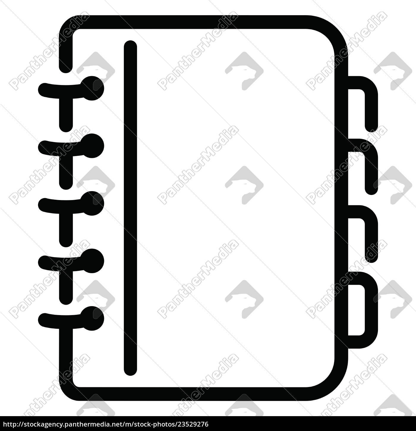 1400x1450 Notebook Icon On White Background
