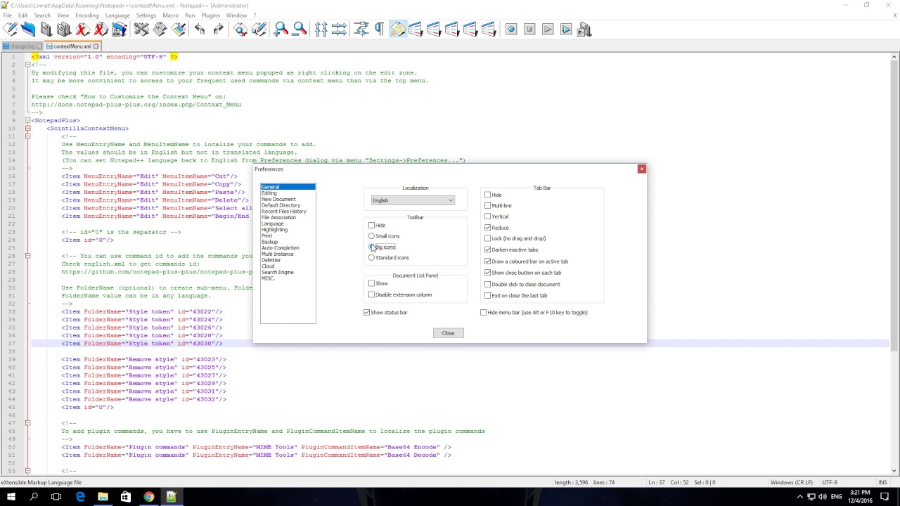 1280x720 How To Change Toolbar Icon Size In Notepad