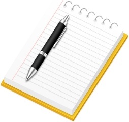 254x240 Notepad And Pen Free Icon Download