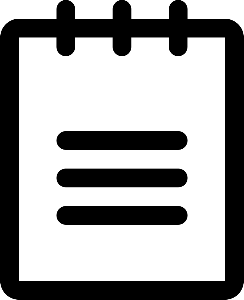 Notepad Icon Png at Collection of Notepad Icon Png