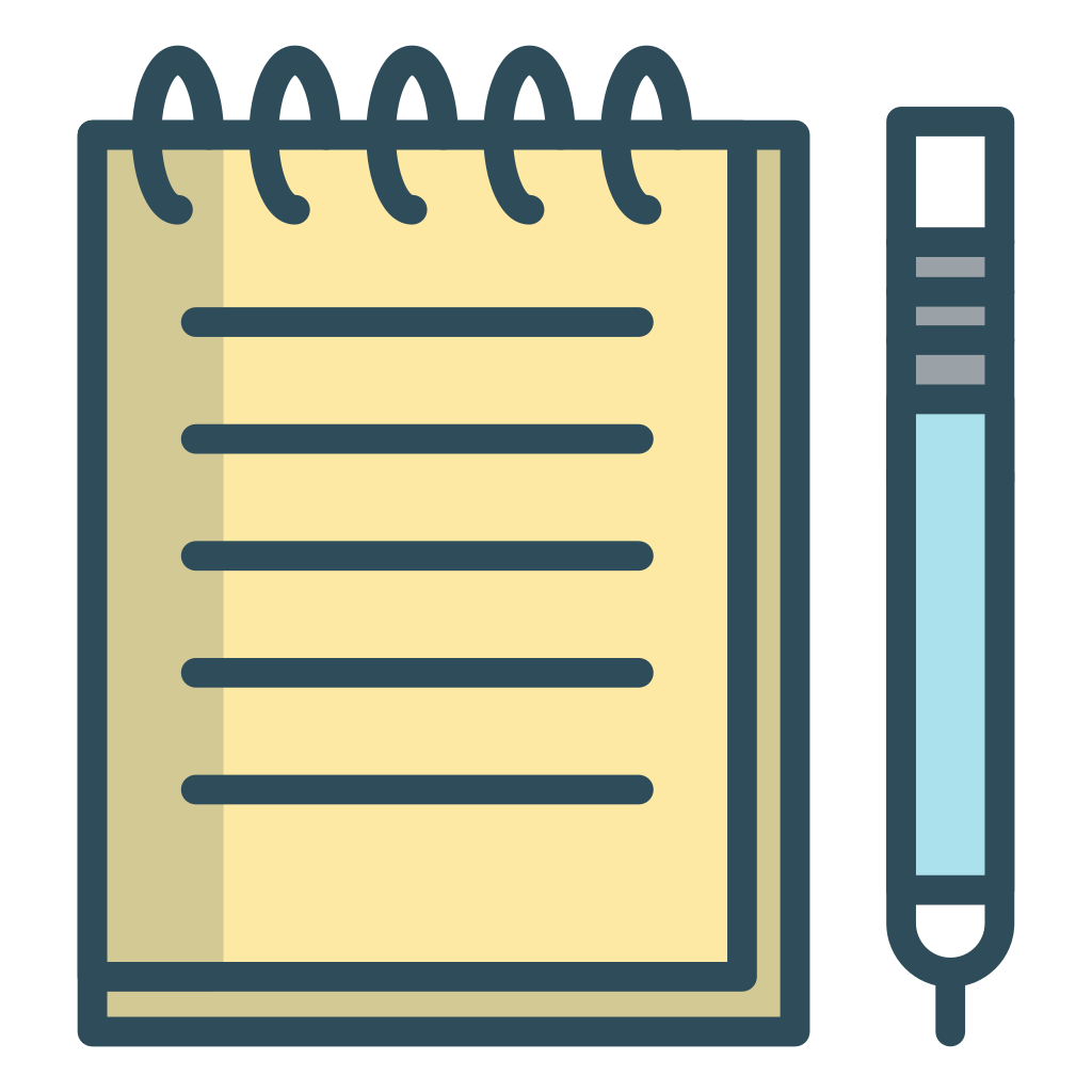 1024x1024 Notepad Icon Office Iconset Vexels