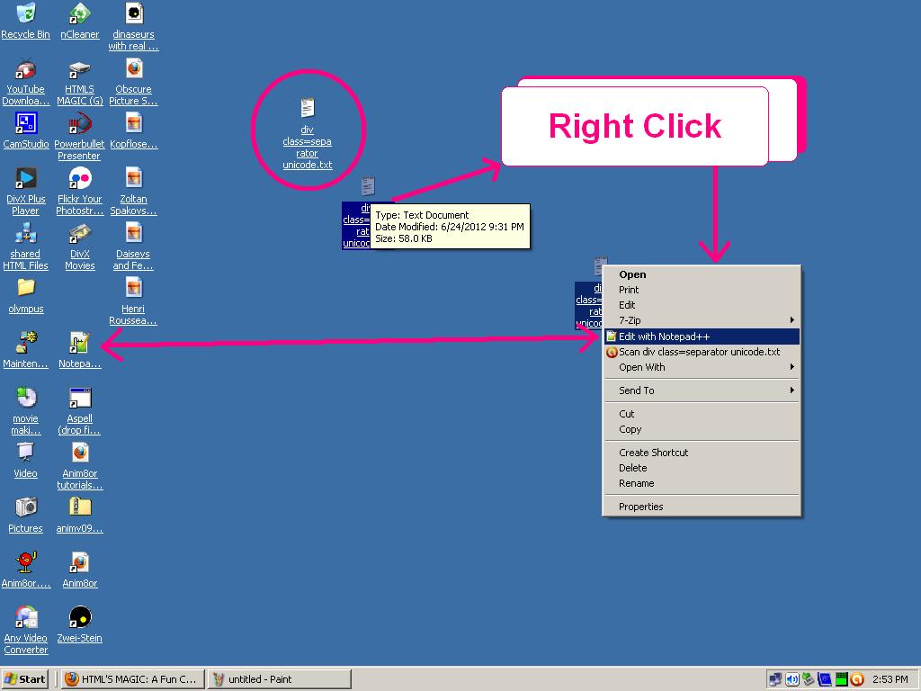 1024x768 Html's Magic Pages A Fun Copyright