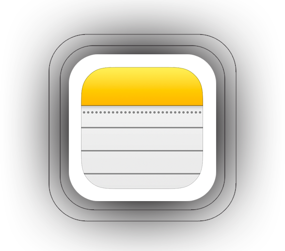 Notes Icon Iphone at Vectorified.com | Collection of Notes Icon Iphone