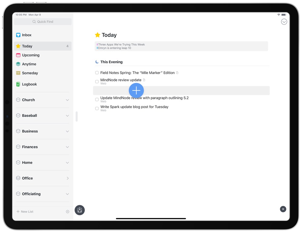 1000x770 A Guide To Capturing Tasks In Things For Ipad And Iphone
