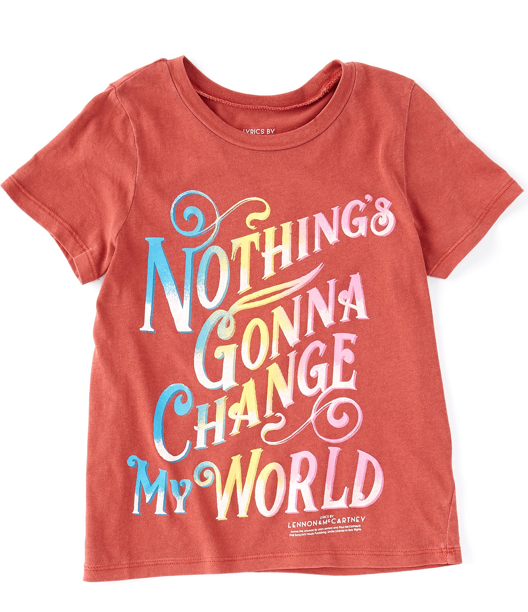 1760x2040 Vinyl Icon Big Girls Short Sleeve The Beatles Nothing's Gonna