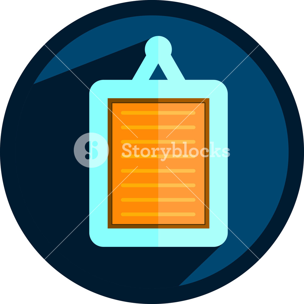1000x1000 Notice Board Icon Royalty Free Stock Image