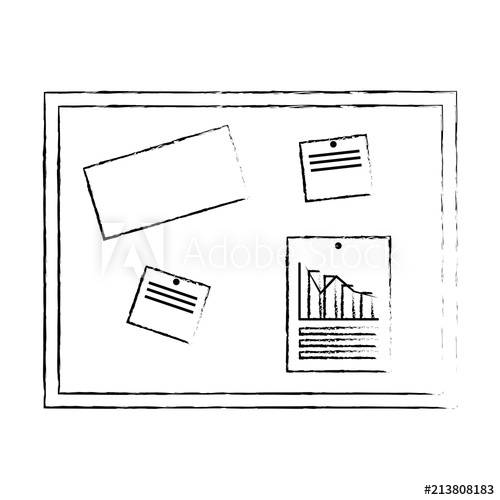 500x500 Office Notice Board Icon