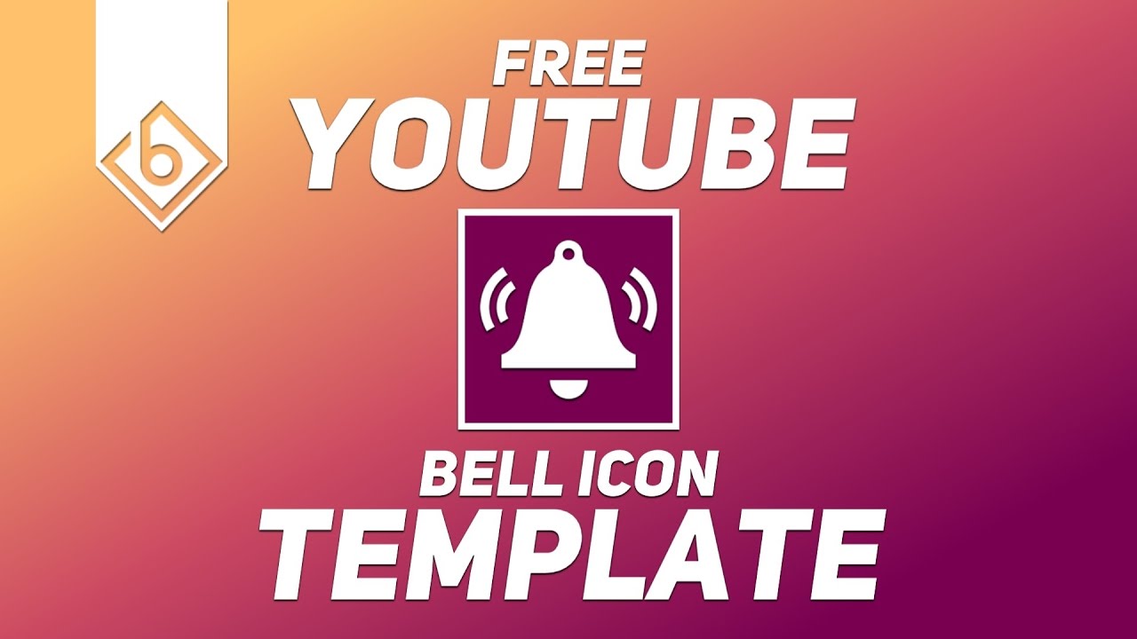 1280x720 Youtube Bell Notification Icon Animation