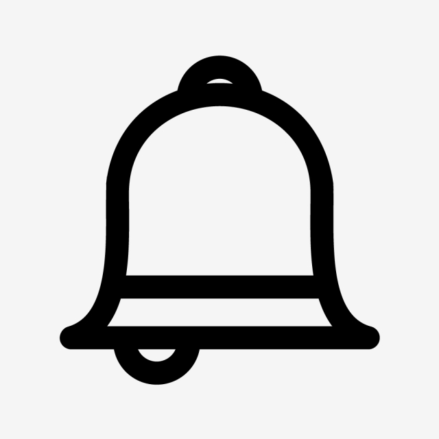 640x640 Vector Notification Icon, Alert, Bell, Notification Icon Png
