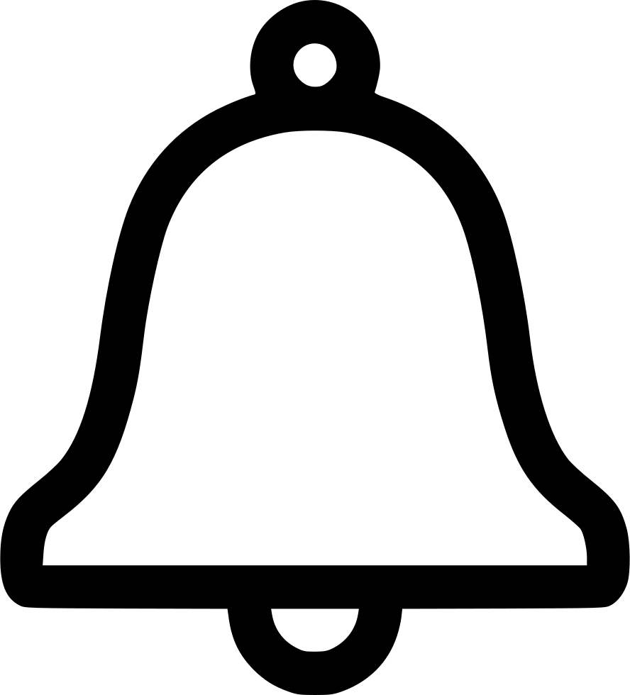 888x980 Hd Post Notification Bell Png