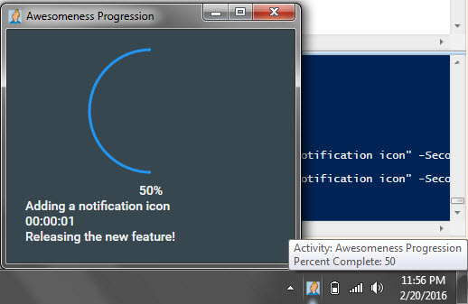 518x337 Adding A Notification Icon To Poshprogressbar