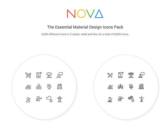 580x435 Free Material Design Icons From Nova Pack