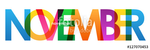 500x167 November Vector Letters Icon Stock Image And Royalty Free Vector