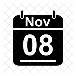 256x256 November Icon Of Glyph Style