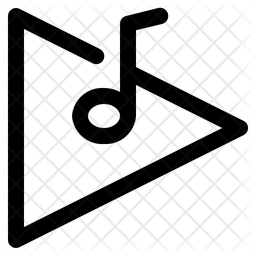 256x256 Now Playing Icon Of Line Style