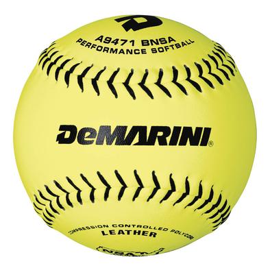 394x394 Demarini Nsa Icon Leather Slowpitch Softballs