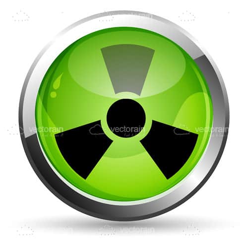 500x500 Glossy Nuclear Icon