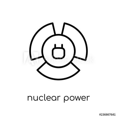 500x500 Nuclear Power Icon From Ecology Collection