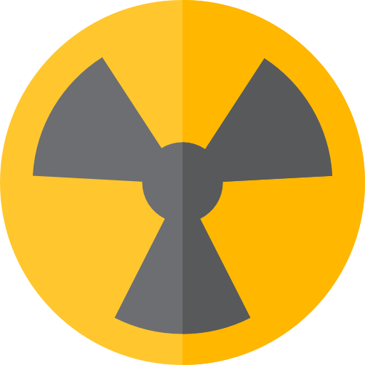 512x512 Radioactive, Radiation, Signs, Nuclear, Energy, Alert, Power Icon