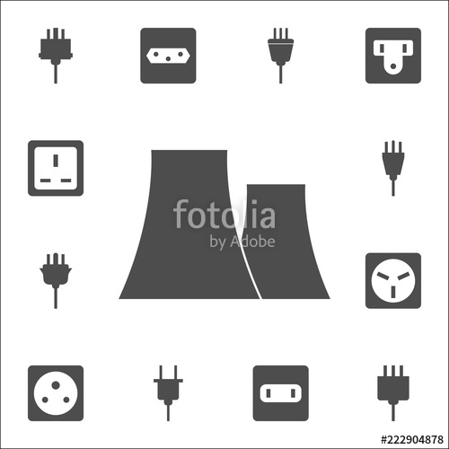 500x500 Nuclear Power Plant Icon Web Icons Universal Set For Web