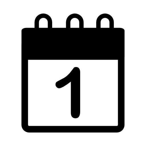 512x512 Calendar With Date Number Free Vector Icons Designed