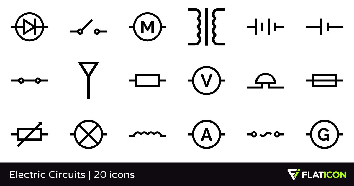 1200x630 Electric Circuits Free Icons