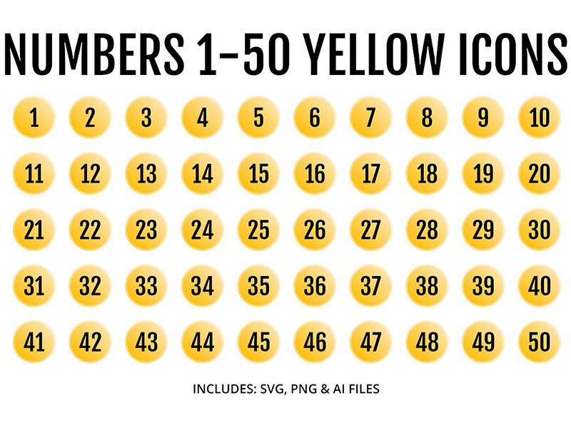 800x600 Numbers Yellow Round Icon Design Download Free Icon Packs