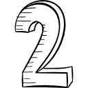 128x128 Numbers Icons