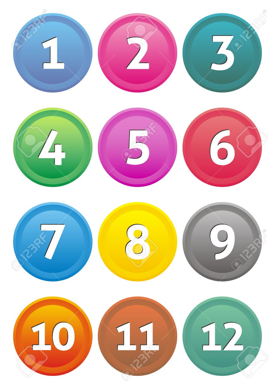 Numbers Logo Icons Set Logo Number Logo Icons Icon Set | Images and ...
