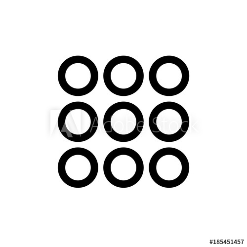 500x500 Number Pad Vector Icon