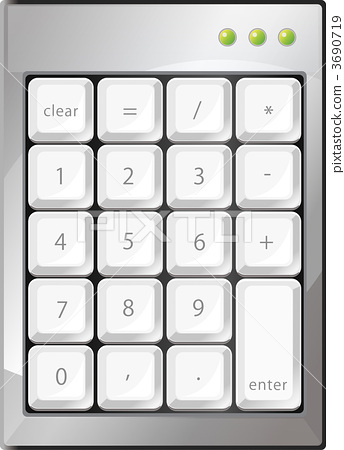 344x450 Numeric Keypad