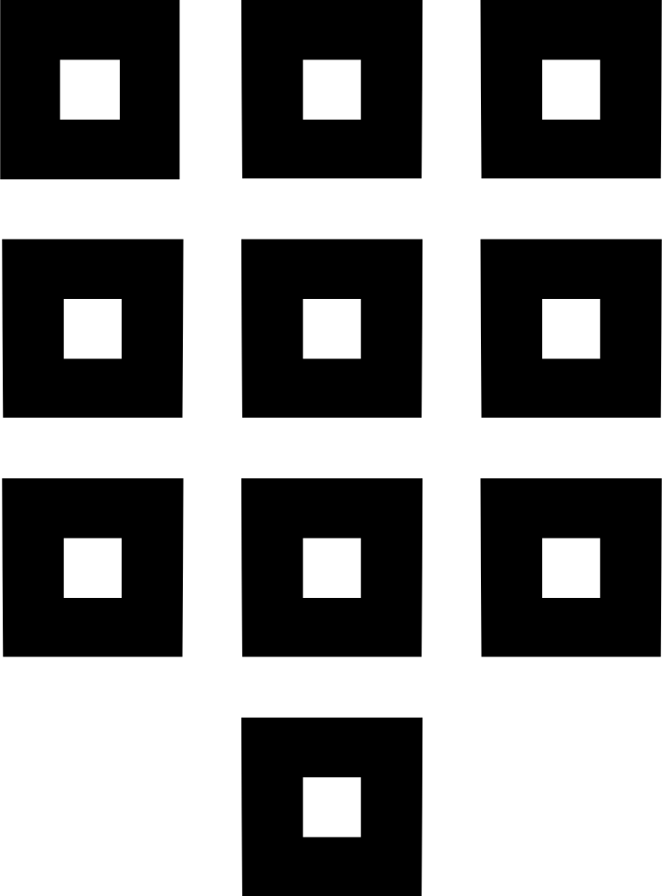 724x980 Numpad Tile Numbers Square Arrange Keypad Png Icon Free