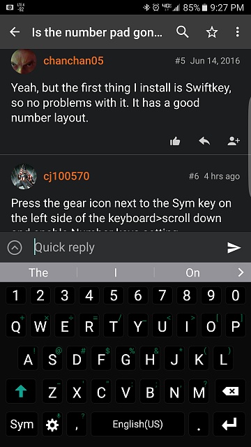 360x640 Is The Number Pad Gone From Samsung Galaxy