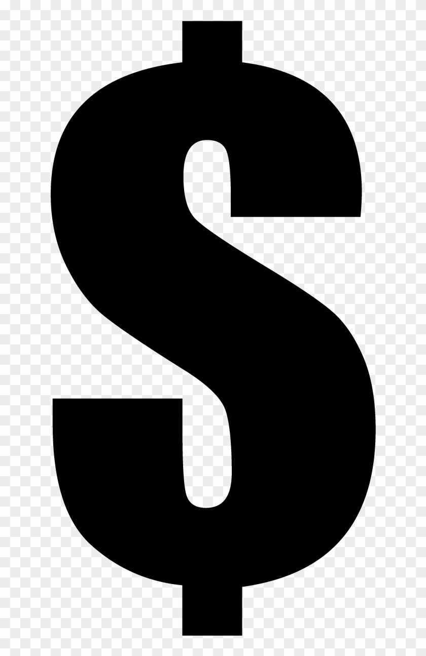 840x1295 Grey Clipart Dollar Sign