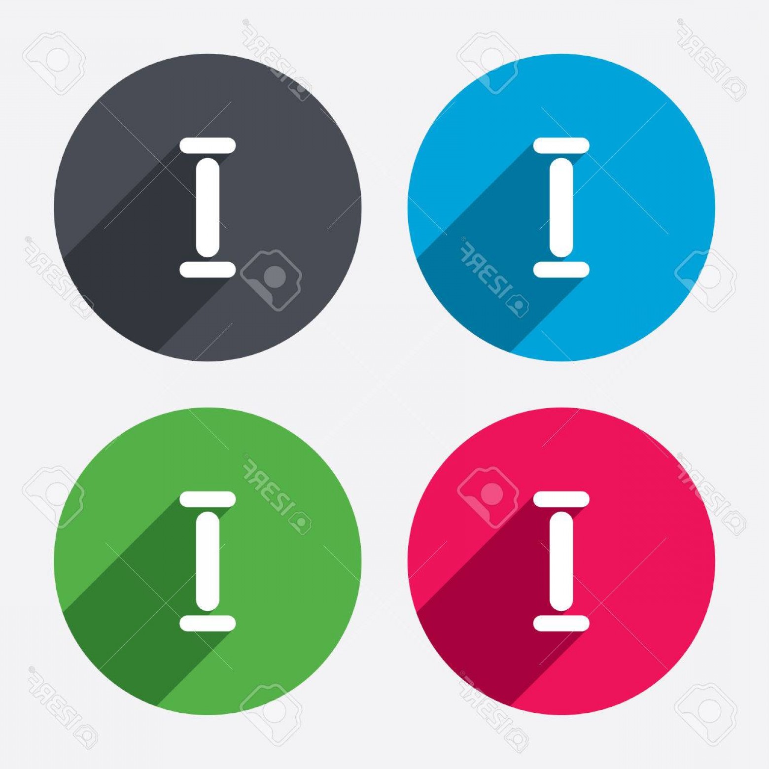 1560x1560 Photostock Vector Roman Numeral One Sign Icon Roman Number One