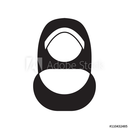 500x500 Nun Icon Vector