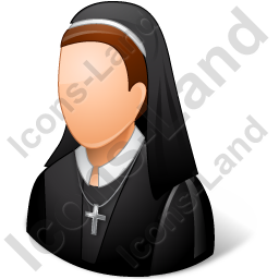 256x256 Christian Nun Icon, Pngico Icons