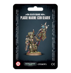 290x300 Death Guard Plague Marine Icon Bearer Nurgle Chaos New Ebay