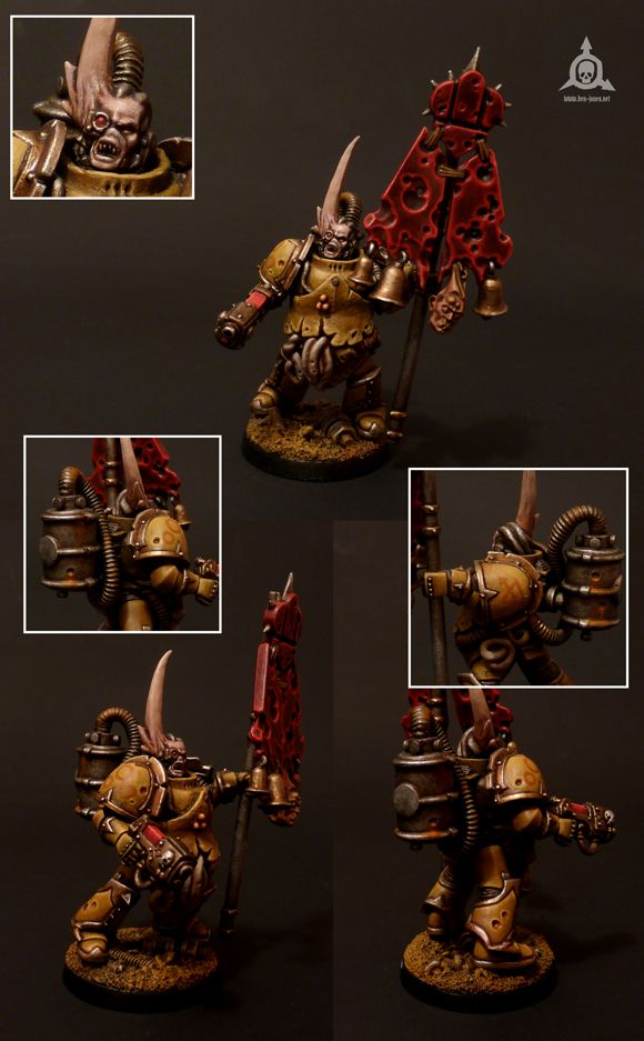 580x937 Nurgle Marine Conversion With Plaguebearer Icon And Tubes