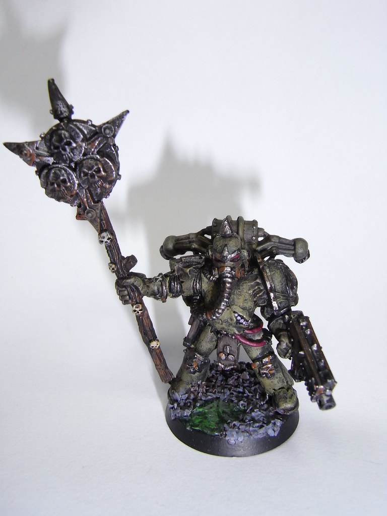 768x1024 Plague Marine With Nurgle Icon Just Before A Brief Pause