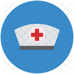 256x256 Nurse Hat Icon Of Flat Style