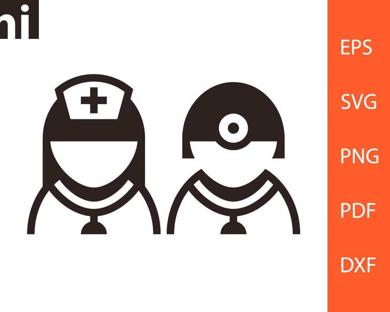 794x635 Nurse Doctor Medicine Nurse Icon Doctor Icon Etsy