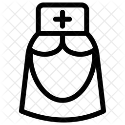 Nurse Icon Of Line Style 256x256 Nurse Icon Of Line Style