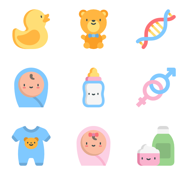 600x564 Nursery Icons