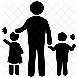 256x256 Nursery School Icon Of Glyph Style